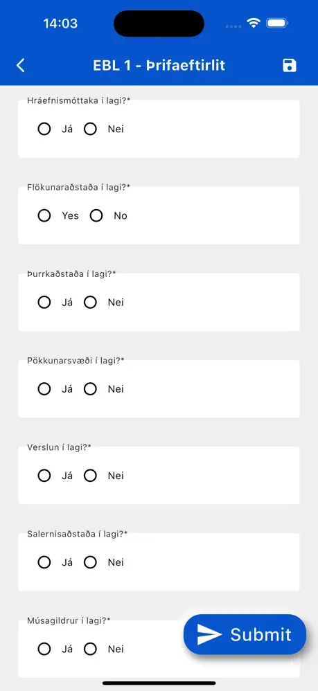 step 2 - fill in the form